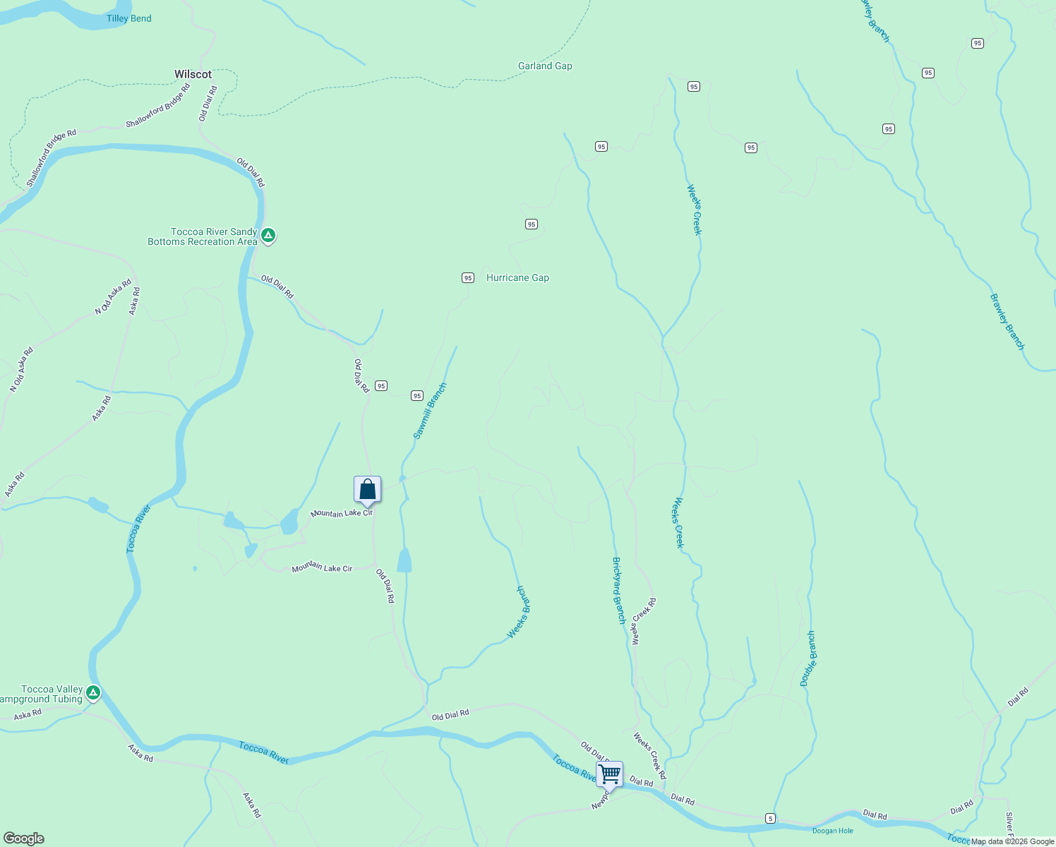 map of restaurants, bars, coffee shops, grocery stores, and more near 603 Red Berry Ridge Road in Blue Ridge