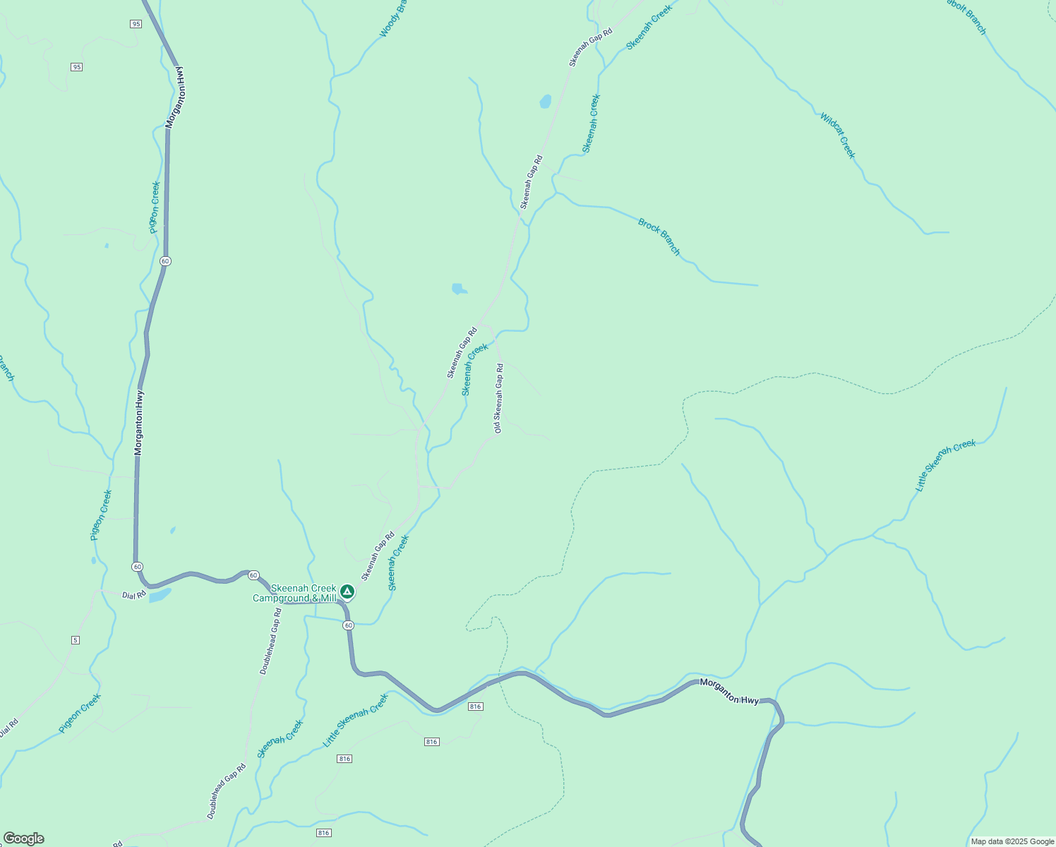 map of restaurants, bars, coffee shops, grocery stores, and more near 111 Mountain Field Drive in Suches