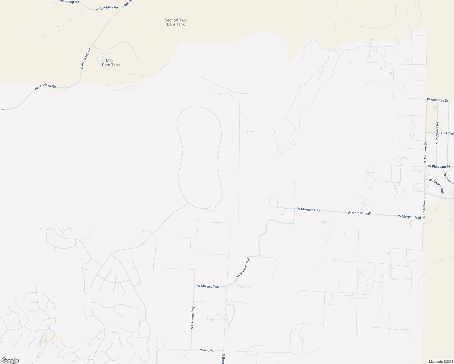 map of restaurants, bars, coffee shops, grocery stores, and more near 16255 North Indian Ruins Road in Prescott