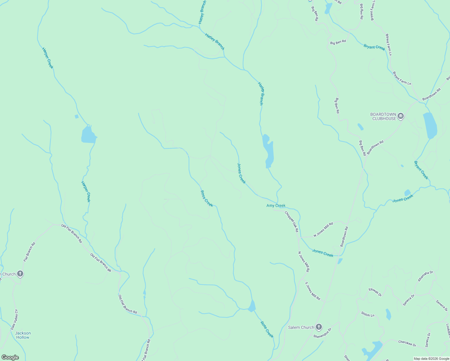 map of restaurants, bars, coffee shops, grocery stores, and more near 184 Vicky Street in Ellijay