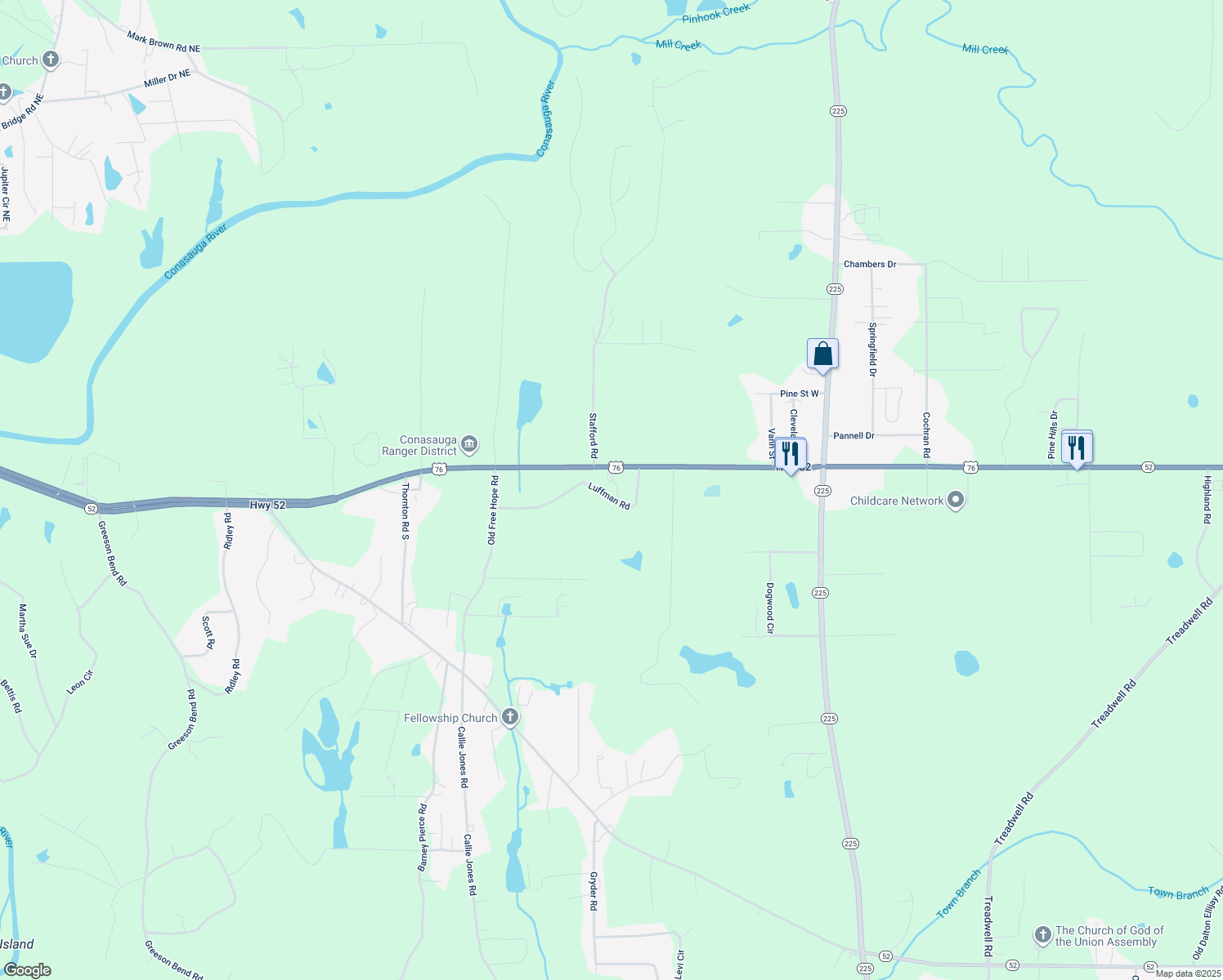 map of restaurants, bars, coffee shops, grocery stores, and more near 197 Luffman Rd in Chatsworth