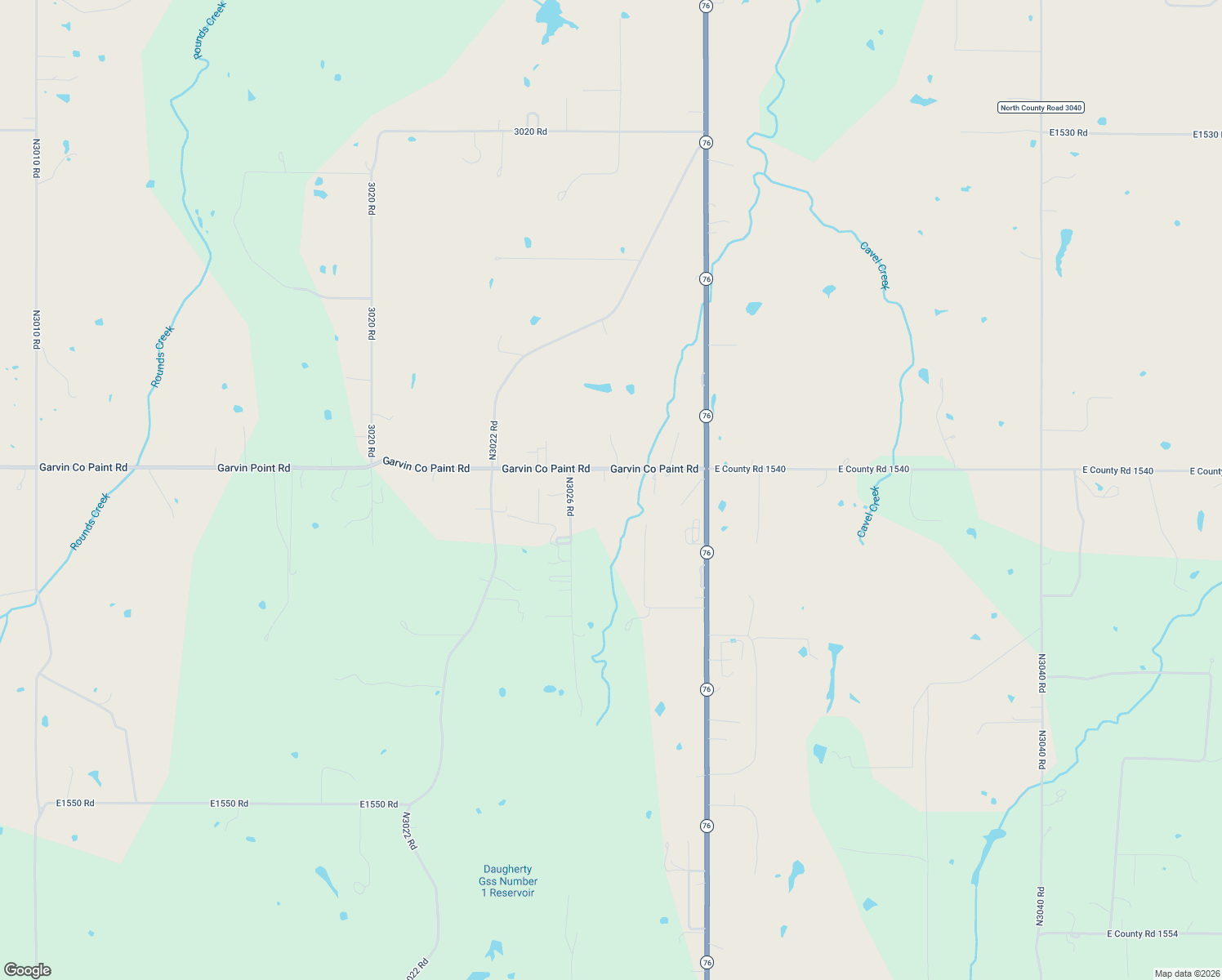 map of restaurants, bars, coffee shops, grocery stores, and more near 13696 East County Road 1540 in Lindsay