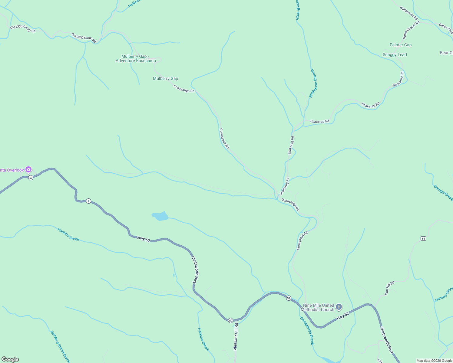 map of restaurants, bars, coffee shops, grocery stores, and more near 239-299 Mulberry Trail in Ellijay