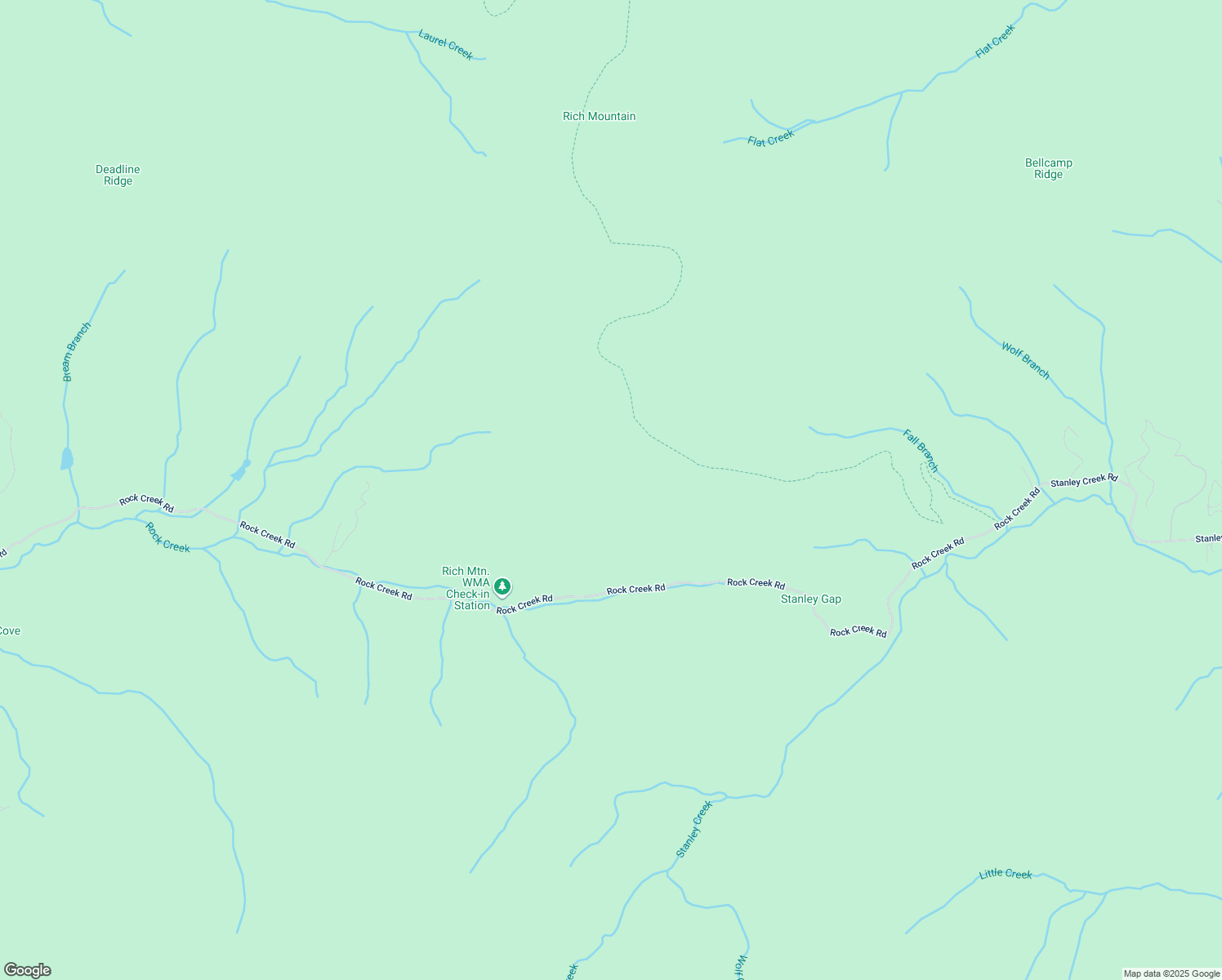 map of restaurants, bars, coffee shops, grocery stores, and more near in Cherry Log