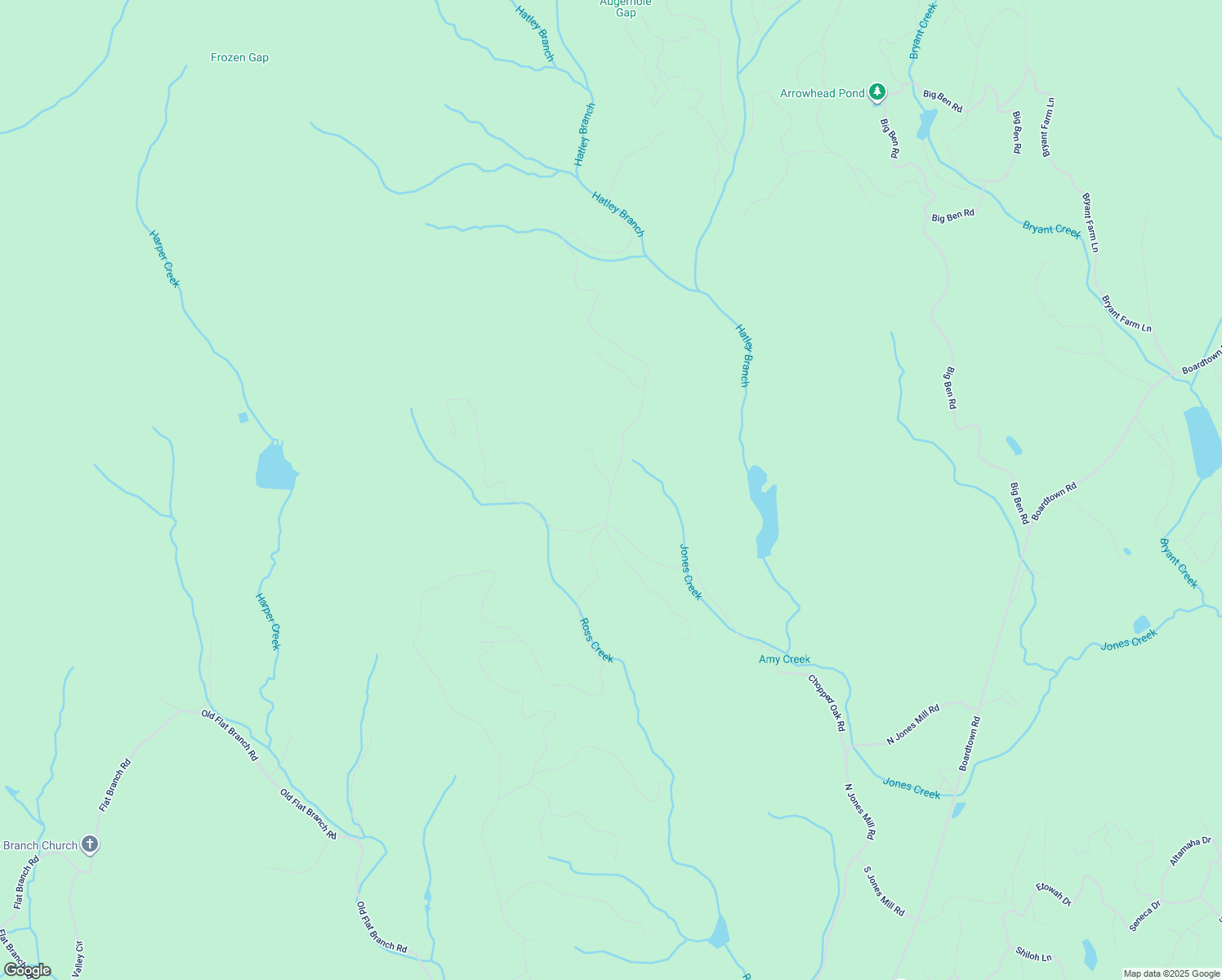 map of restaurants, bars, coffee shops, grocery stores, and more near 101 Cook Drive in Ellijay