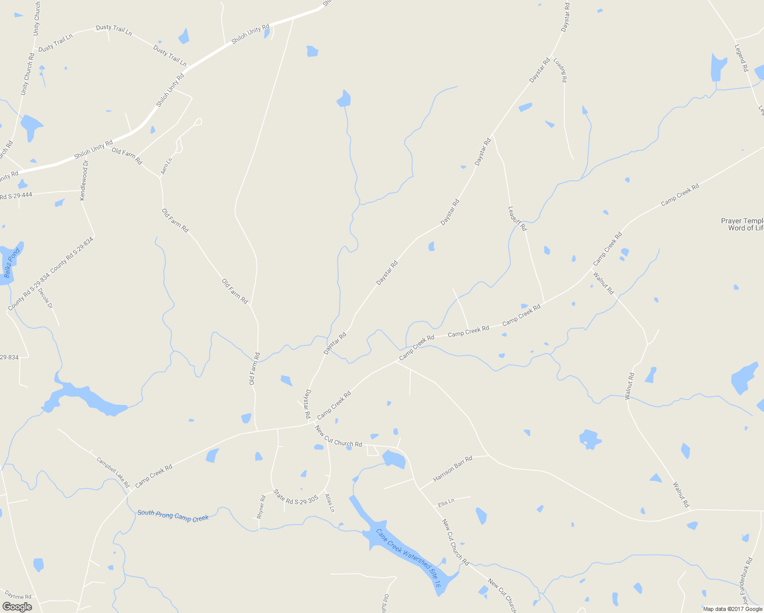 map of restaurants, bars, coffee shops, grocery stores, and more near 2998 Daystar Road in Lancaster