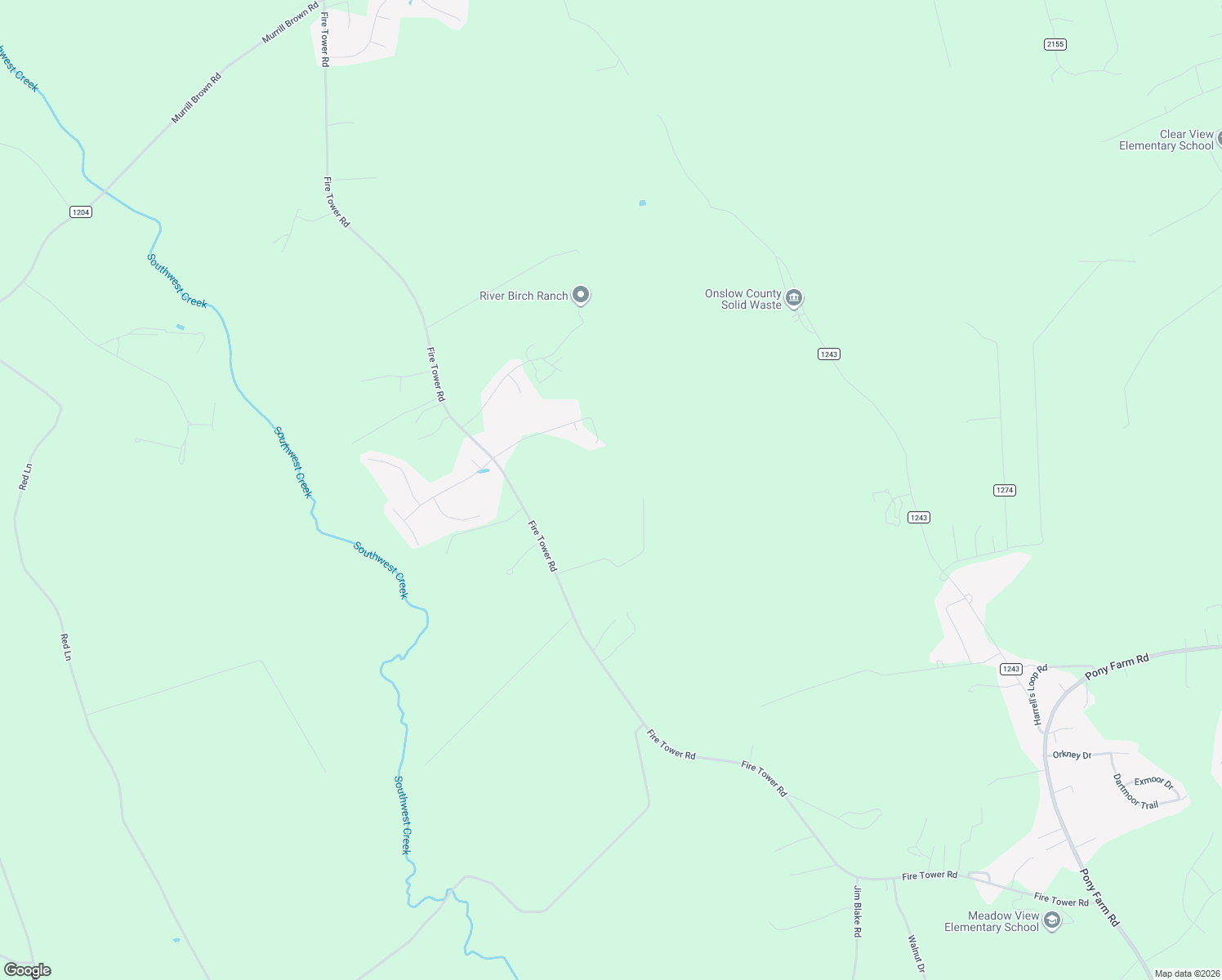 map of restaurants, bars, coffee shops, grocery stores, and more near 195 Arabian Lane in Richlands