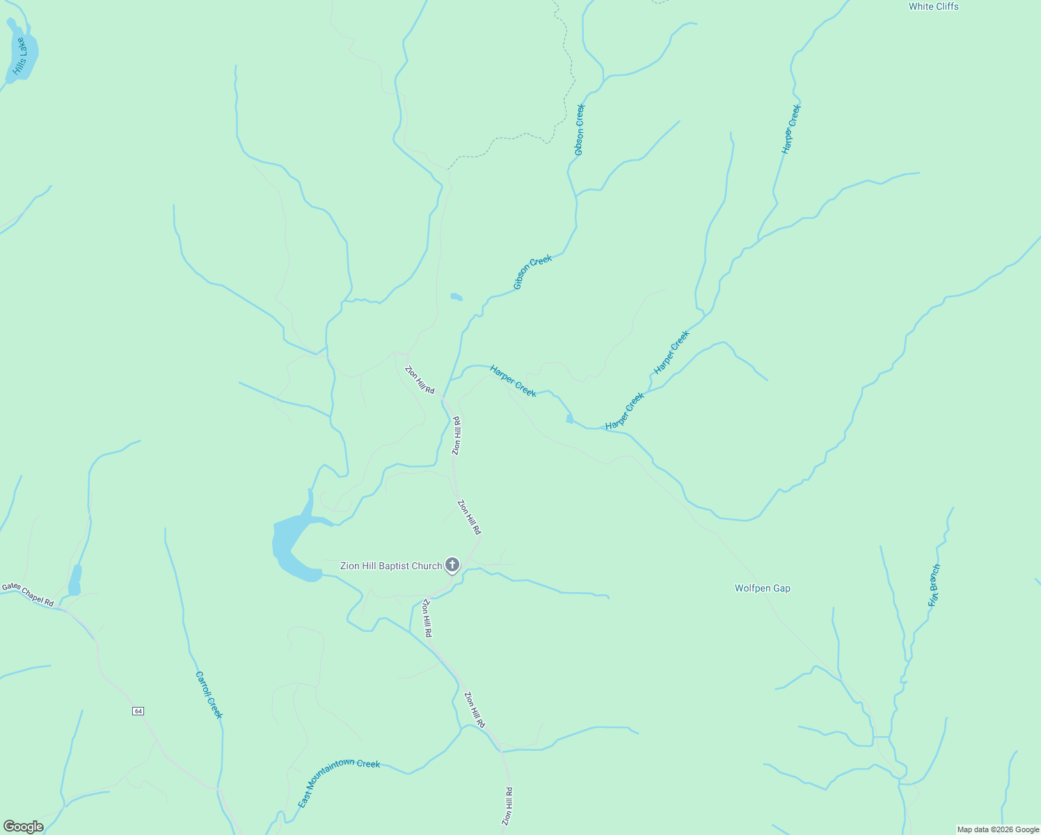 map of restaurants, bars, coffee shops, grocery stores, and more near Harpers Creek Road in Ellijay