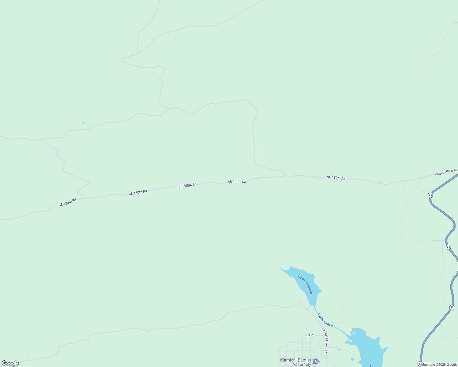 map of restaurants, bars, coffee shops, grocery stores, and more near 13446 Southeast 180th Road in Talihina