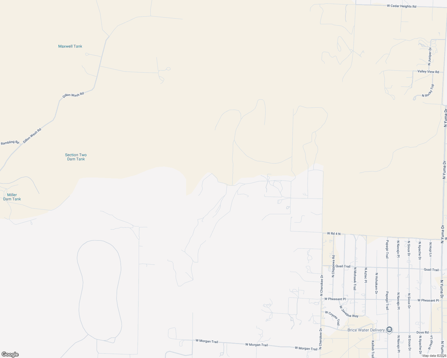 map of restaurants, bars, coffee shops, grocery stores, and more near 4724 West Hidden Canyon Road in Chino Valley