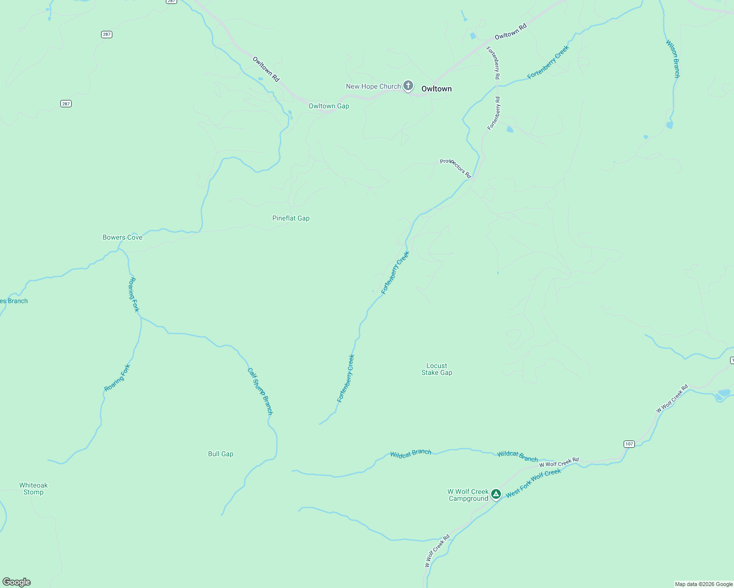 map of restaurants, bars, coffee shops, grocery stores, and more near 1526 Fortenberry Road in Blairsville
