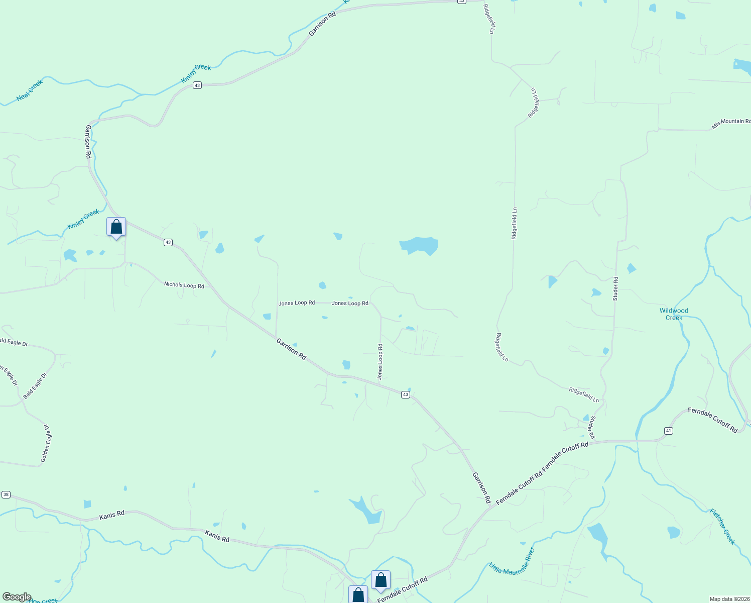map of restaurants, bars, coffee shops, grocery stores, and more near 4721 Jones Loop Road in Little Rock