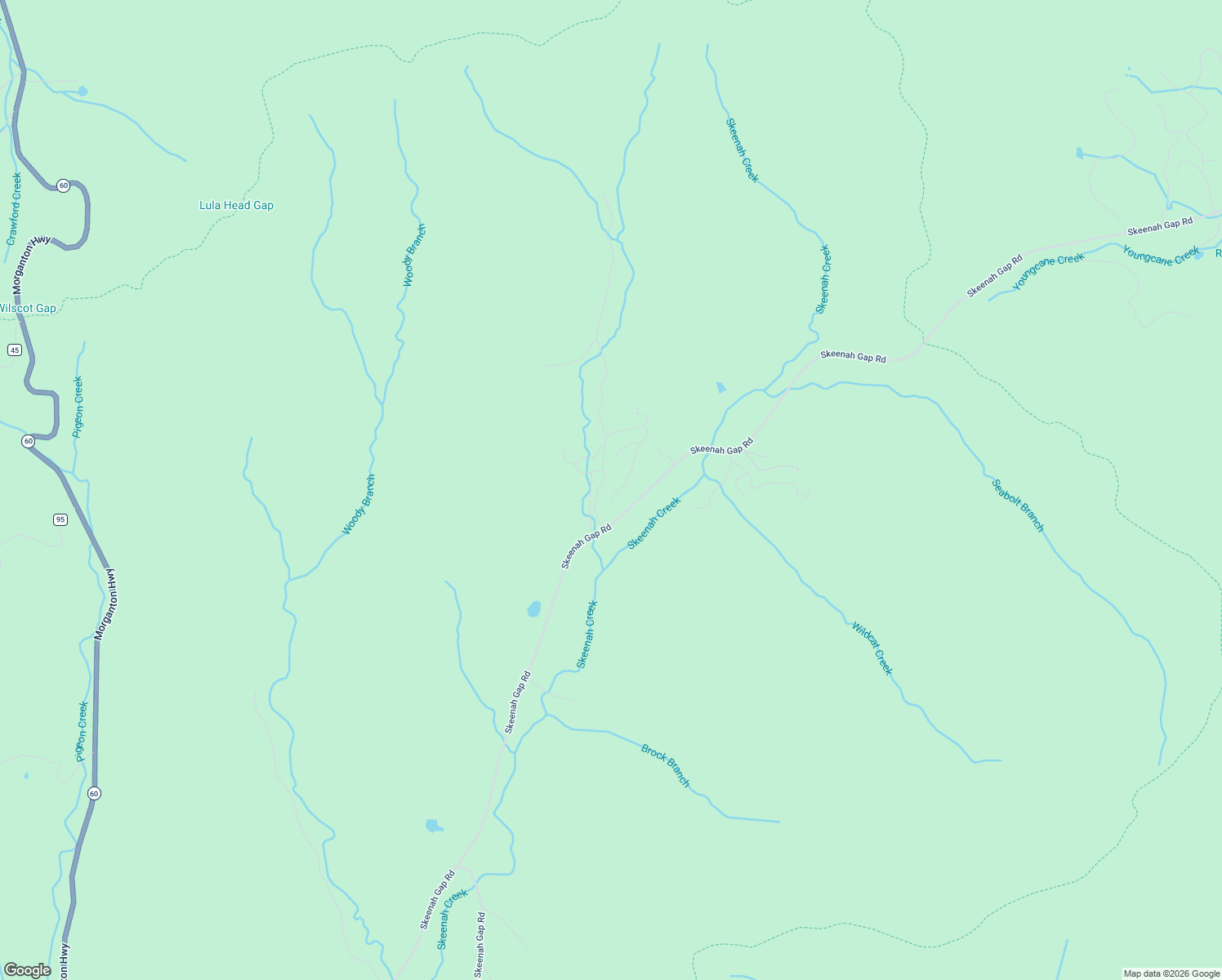 map of restaurants, bars, coffee shops, grocery stores, and more near 337 Buck Ridge Road in Suches