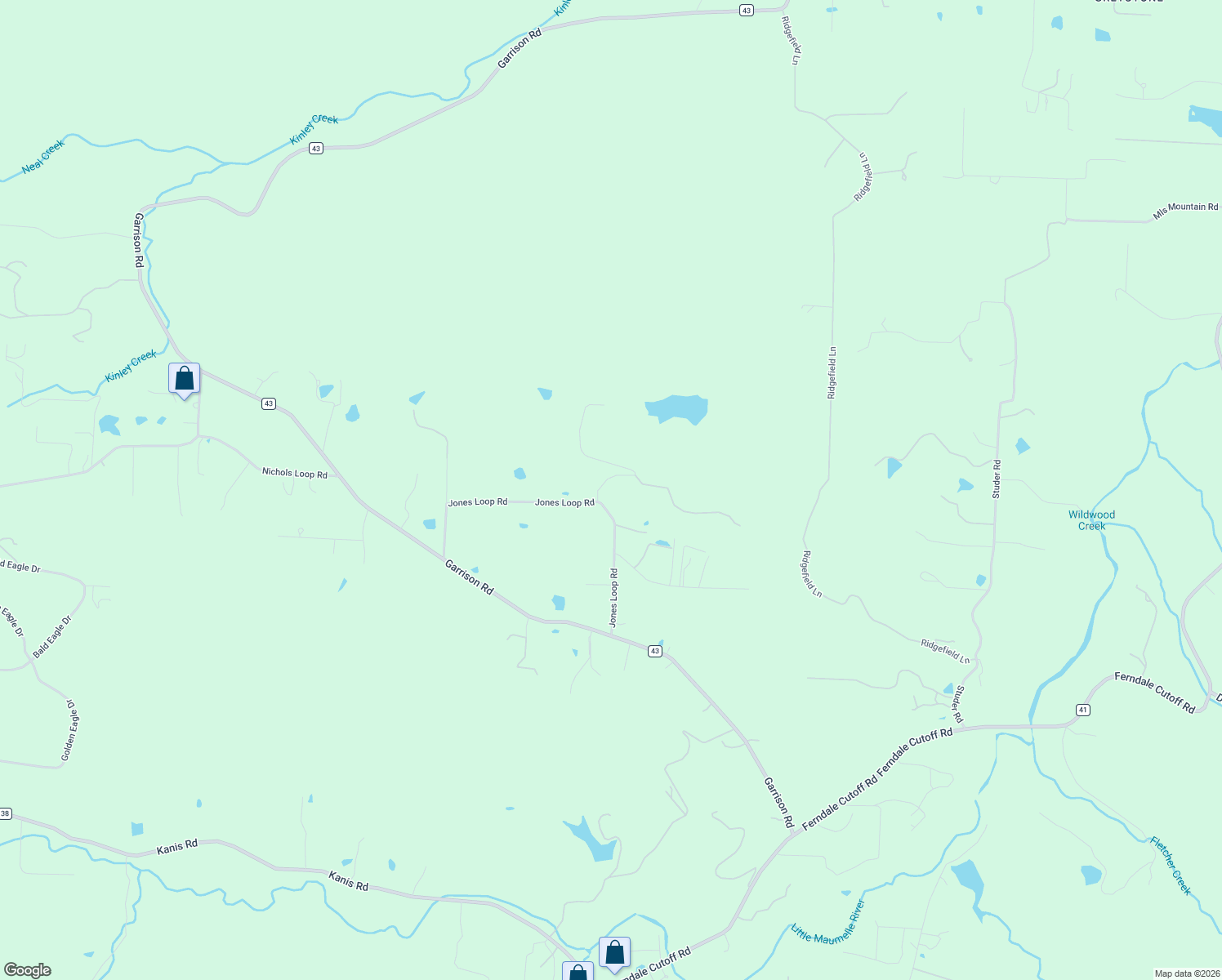map of restaurants, bars, coffee shops, grocery stores, and more near 4721 Jones Loop Road in Little Rock