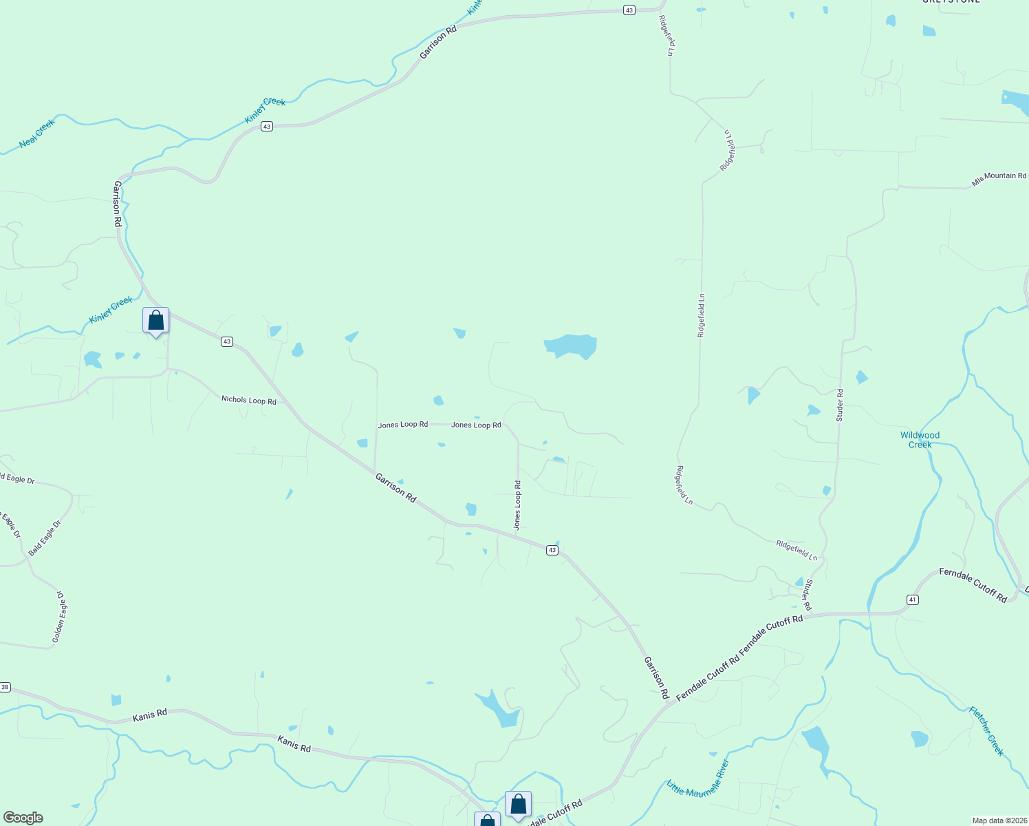 map of restaurants, bars, coffee shops, grocery stores, and more near 4721 Jones Loop Road in Little Rock