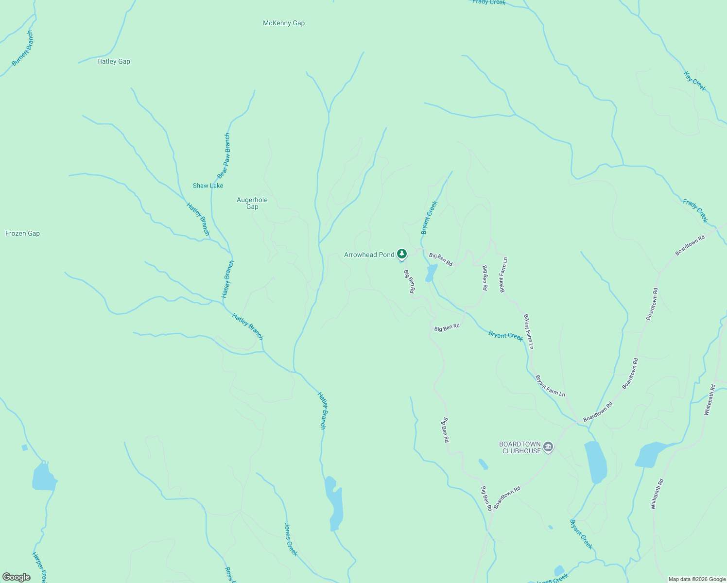 map of restaurants, bars, coffee shops, grocery stores, and more near 36 Amy Creek Circle in Ellijay