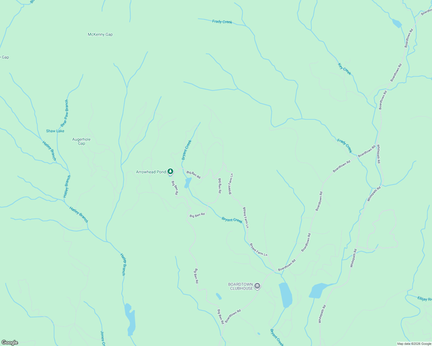 map of restaurants, bars, coffee shops, grocery stores, and more near 25 Double Knob Road in Ellijay