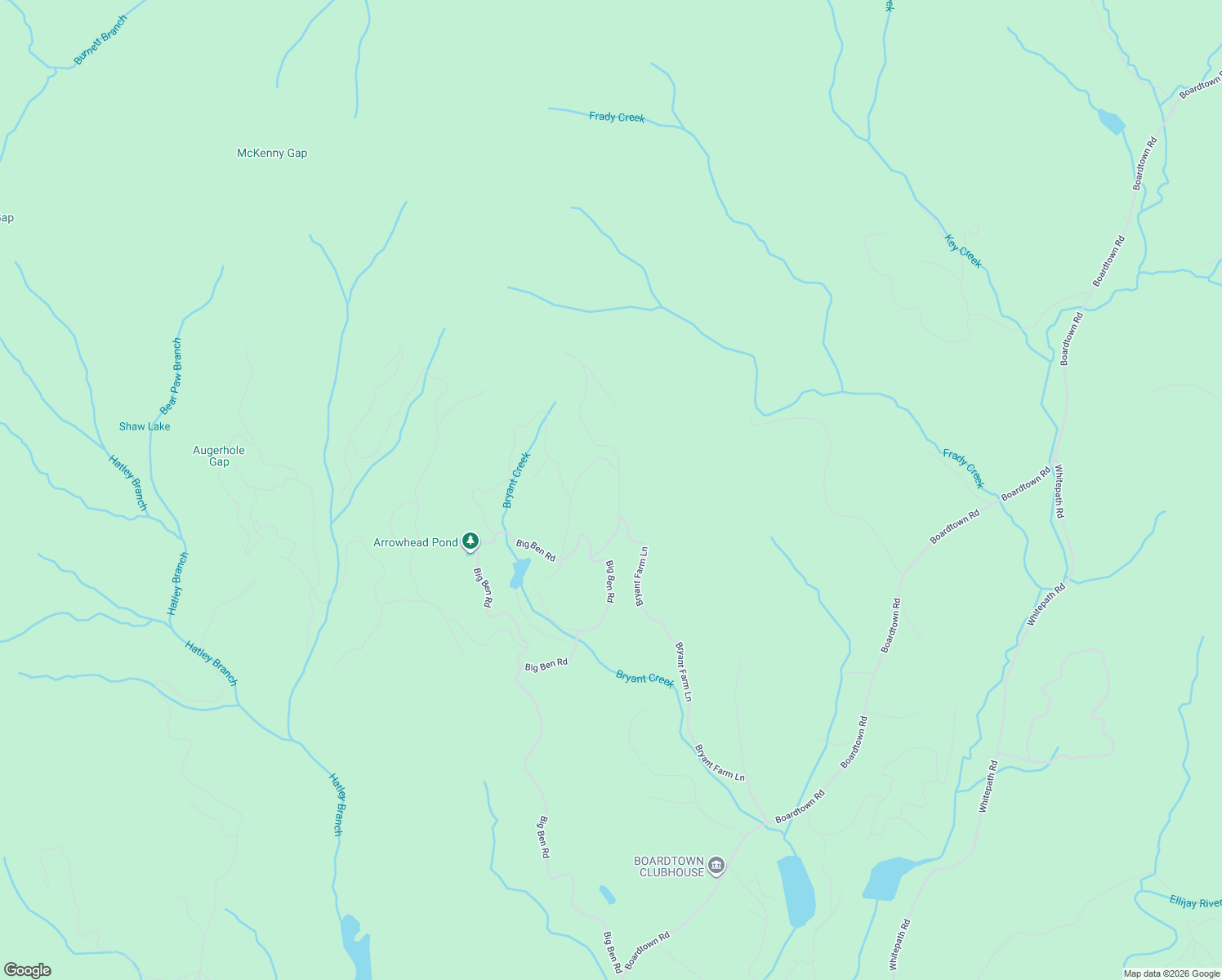 map of restaurants, bars, coffee shops, grocery stores, and more near 382 Highland Parkway in Ellijay