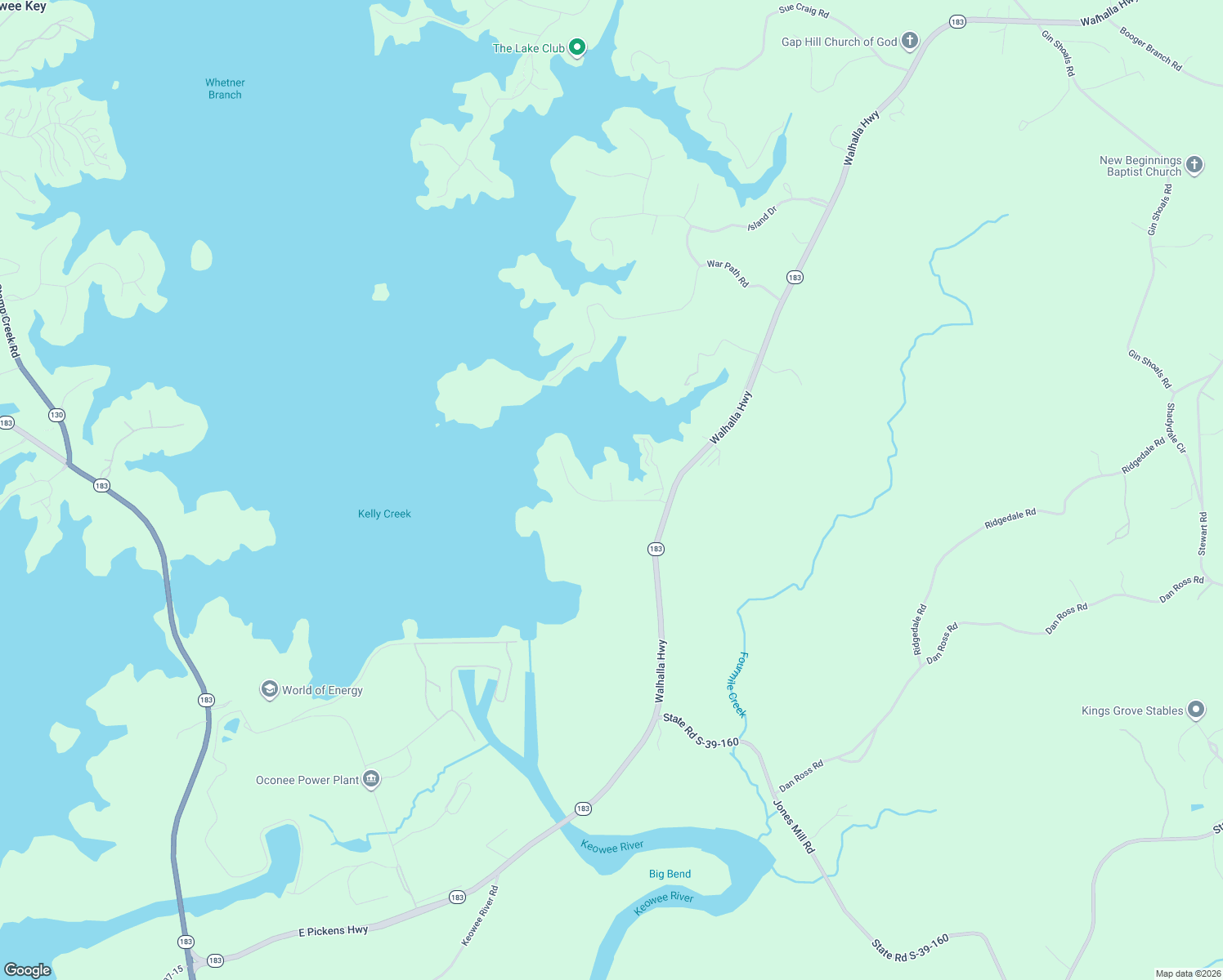 map of restaurants, bars, coffee shops, grocery stores, and more near 6 Nautica Point in Six Mile