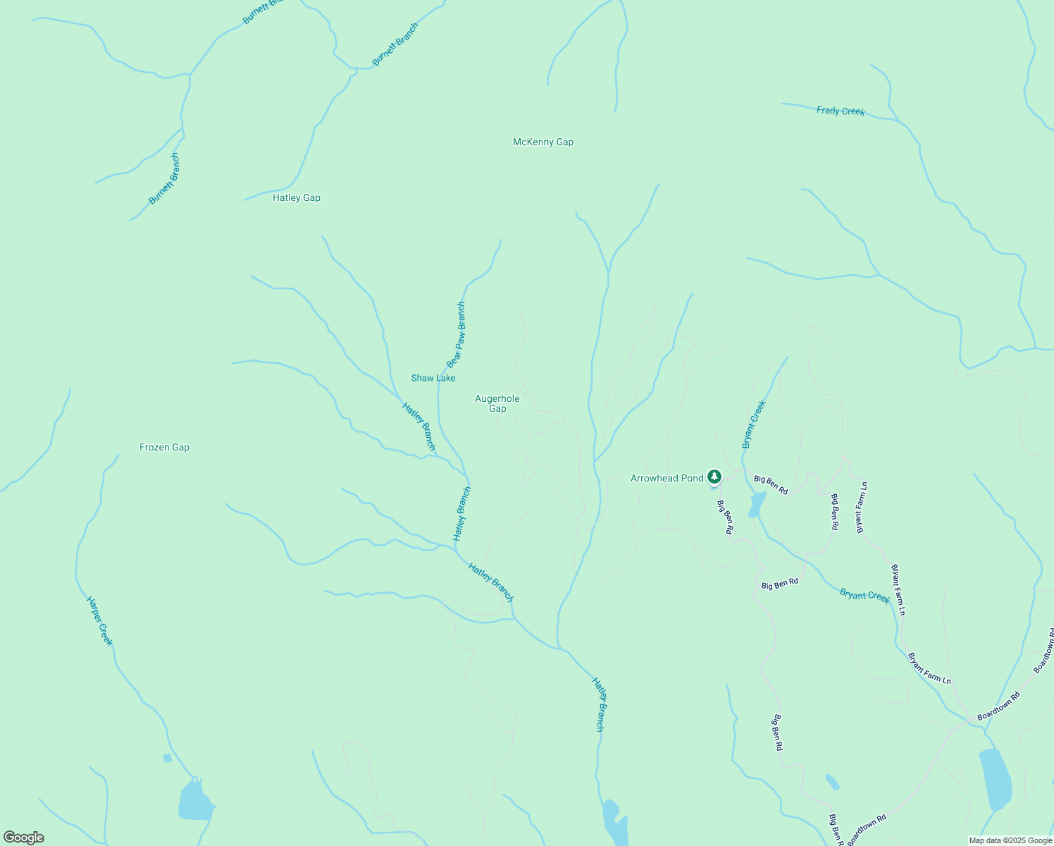 map of restaurants, bars, coffee shops, grocery stores, and more near 594 Creekside Road in Ellijay