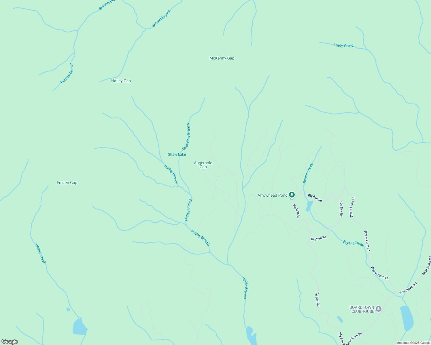 map of restaurants, bars, coffee shops, grocery stores, and more near 594 Creekside Road in Ellijay