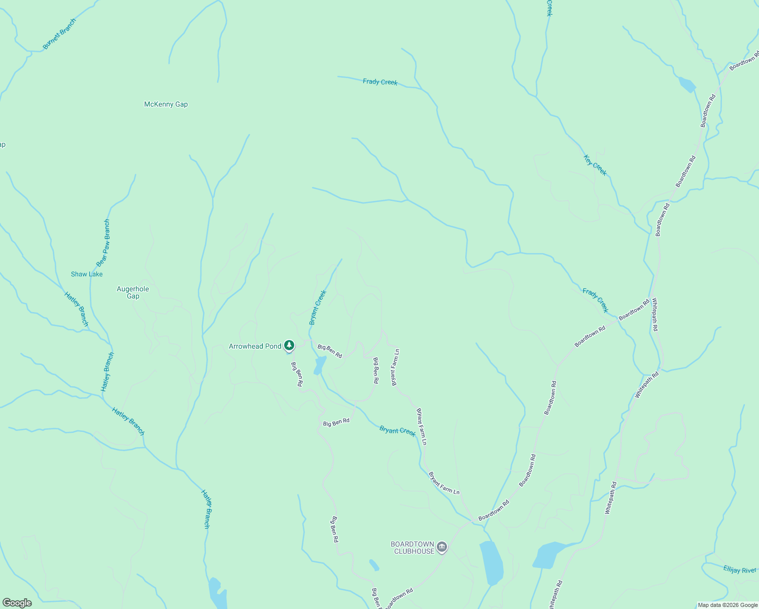 map of restaurants, bars, coffee shops, grocery stores, and more near 382 Highland Parkway in Ellijay