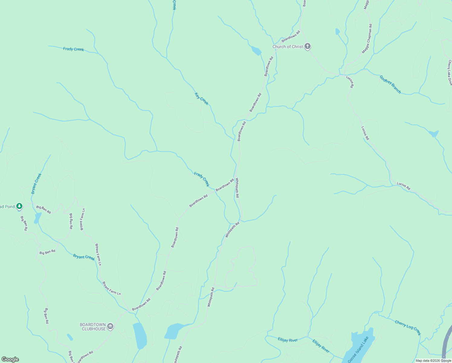 map of restaurants, bars, coffee shops, grocery stores, and more near 8939 Boardtown Road in Ellijay