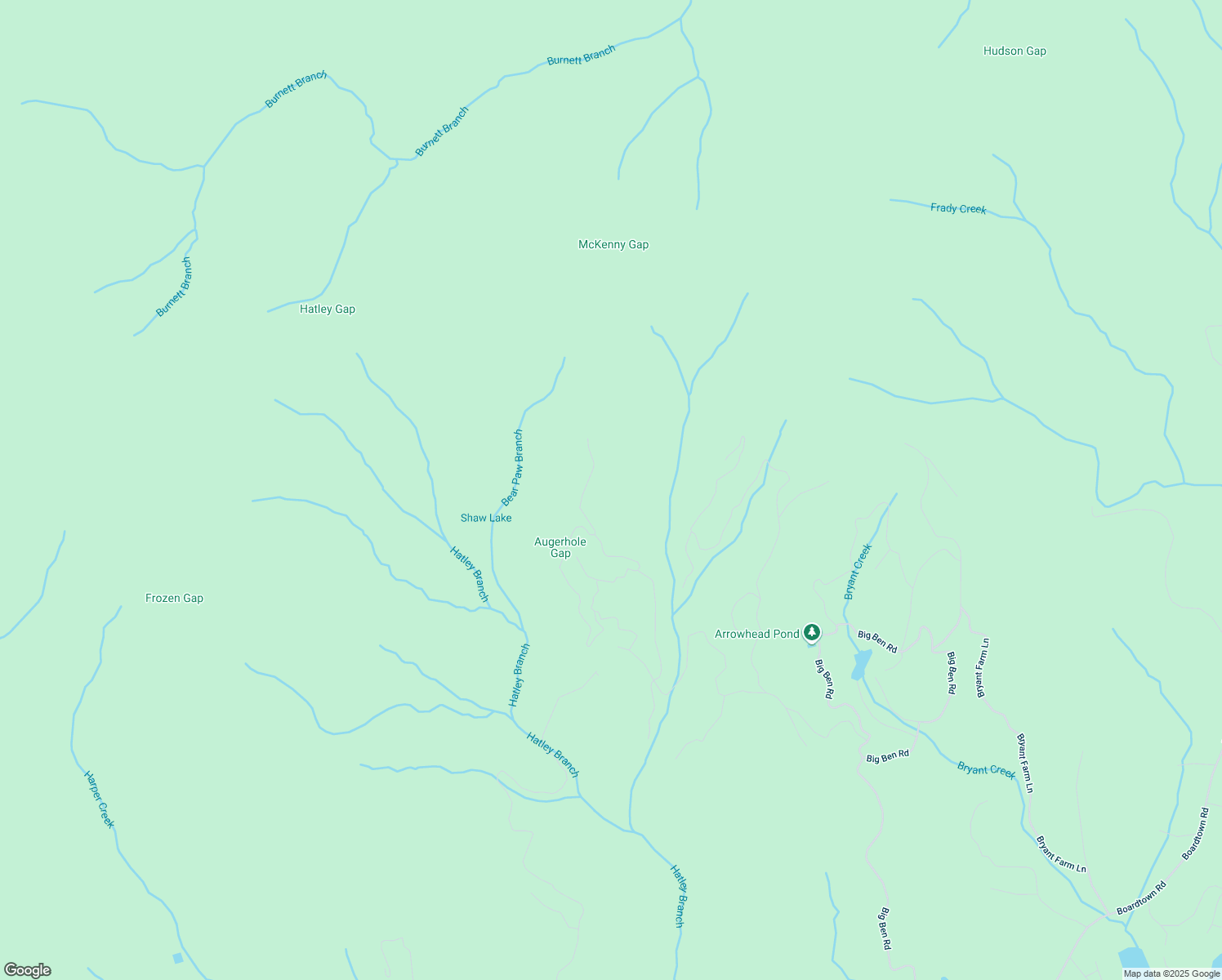 map of restaurants, bars, coffee shops, grocery stores, and more near 300 Mountain View Road in Ellijay