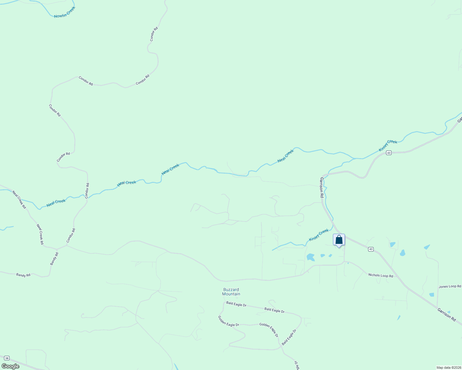 map of restaurants, bars, coffee shops, grocery stores, and more near 7130 Bandys Ridge Drive in Little Rock