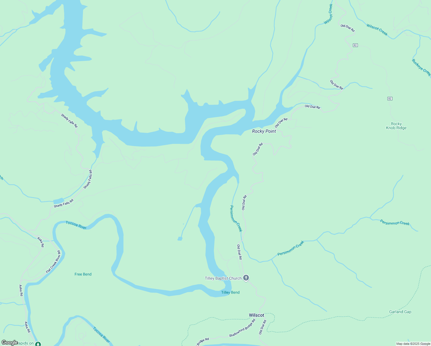 map of restaurants, bars, coffee shops, grocery stores, and more near 670 Magnolia Drive in Blue Ridge