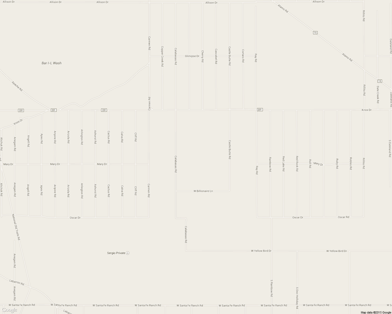 map of restaurants, bars, coffee shops, grocery stores, and more near 14158 Calabasas Road in Yucca