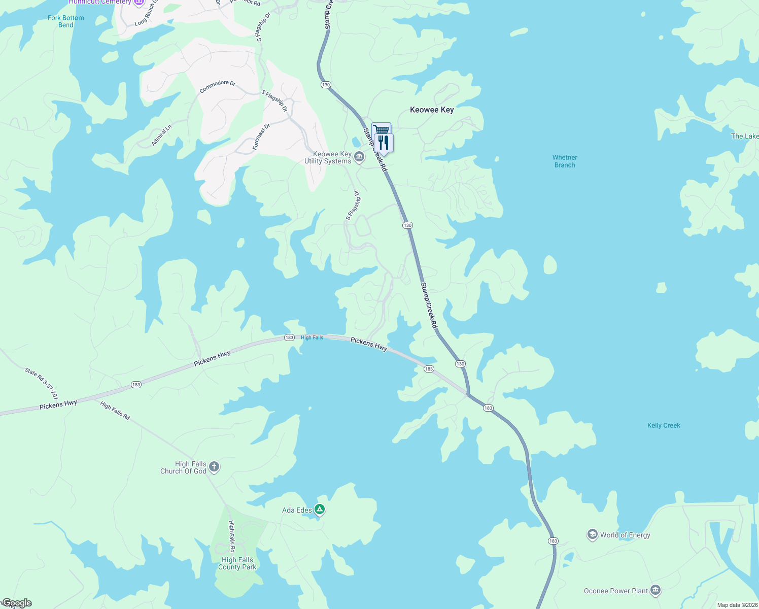 map of restaurants, bars, coffee shops, grocery stores, and more near 1 Tide Turn Dr in Salem