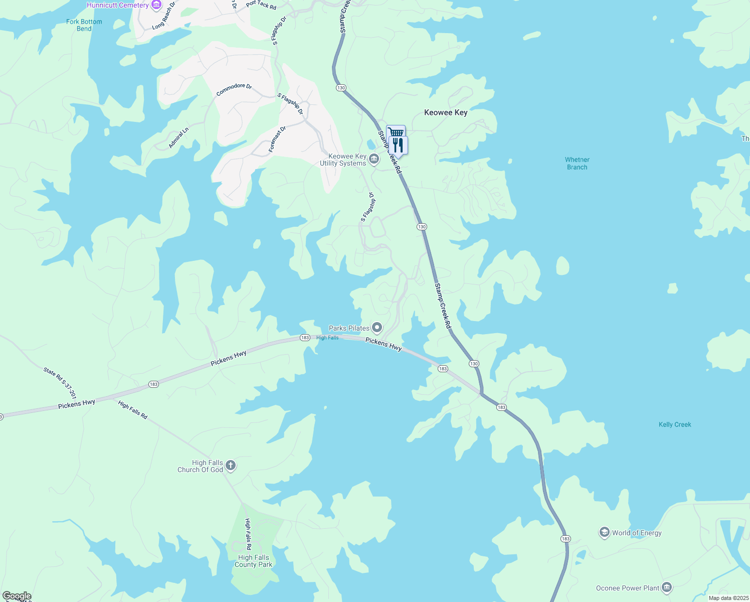 map of restaurants, bars, coffee shops, grocery stores, and more near 502 Safe Harbor Circle in Salem