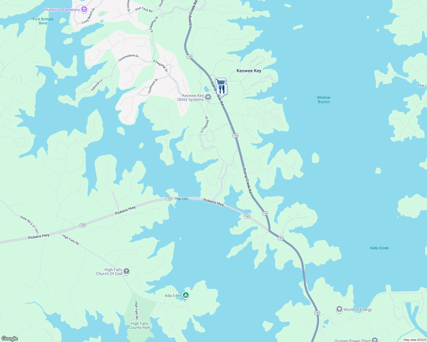 map of restaurants, bars, coffee shops, grocery stores, and more near 208 Safe Harbor Circle in Salem