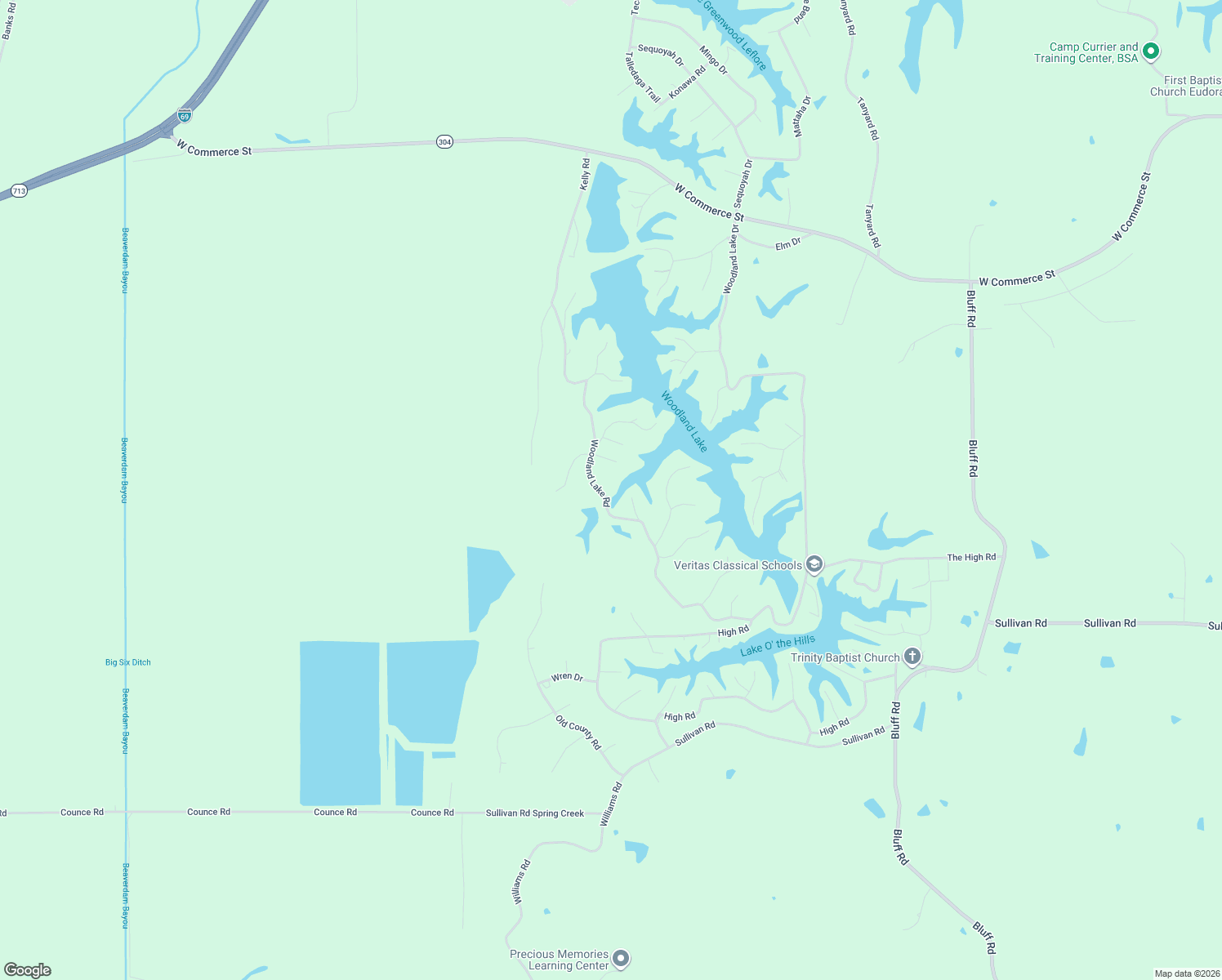 map of restaurants, bars, coffee shops, grocery stores, and more near 6946 Splash Pine in Hernando