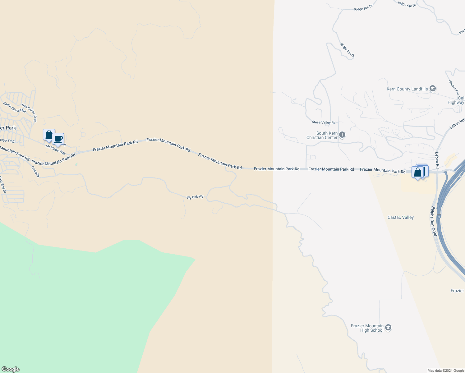 map of restaurants, bars, coffee shops, grocery stores, and more near in Lebec