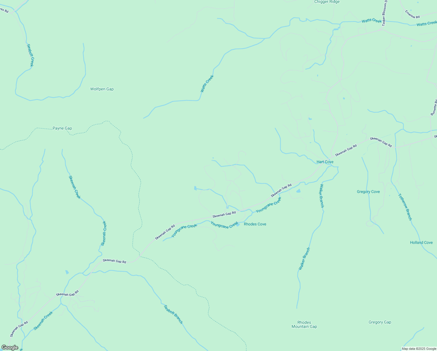 map of restaurants, bars, coffee shops, grocery stores, and more near 4105 Christopher Lane in Blairsville