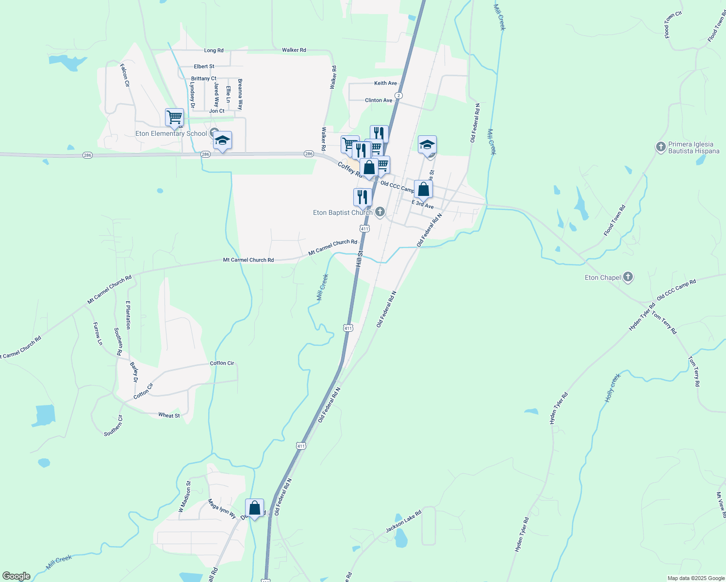 Old Highway 411, Chatsworth GA Walk Score