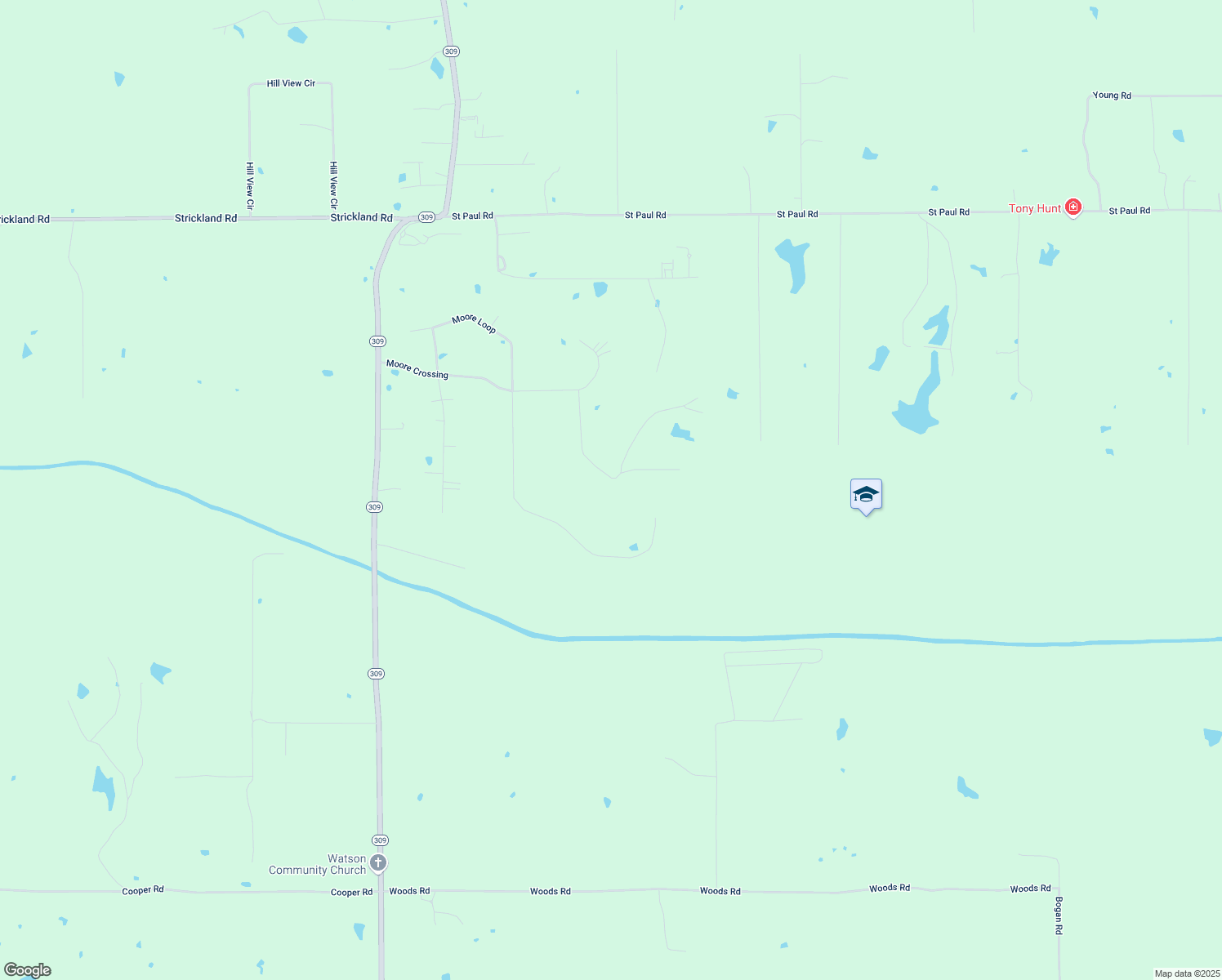 map of restaurants, bars, coffee shops, grocery stores, and more near 158 Dudley Place in Byhalia