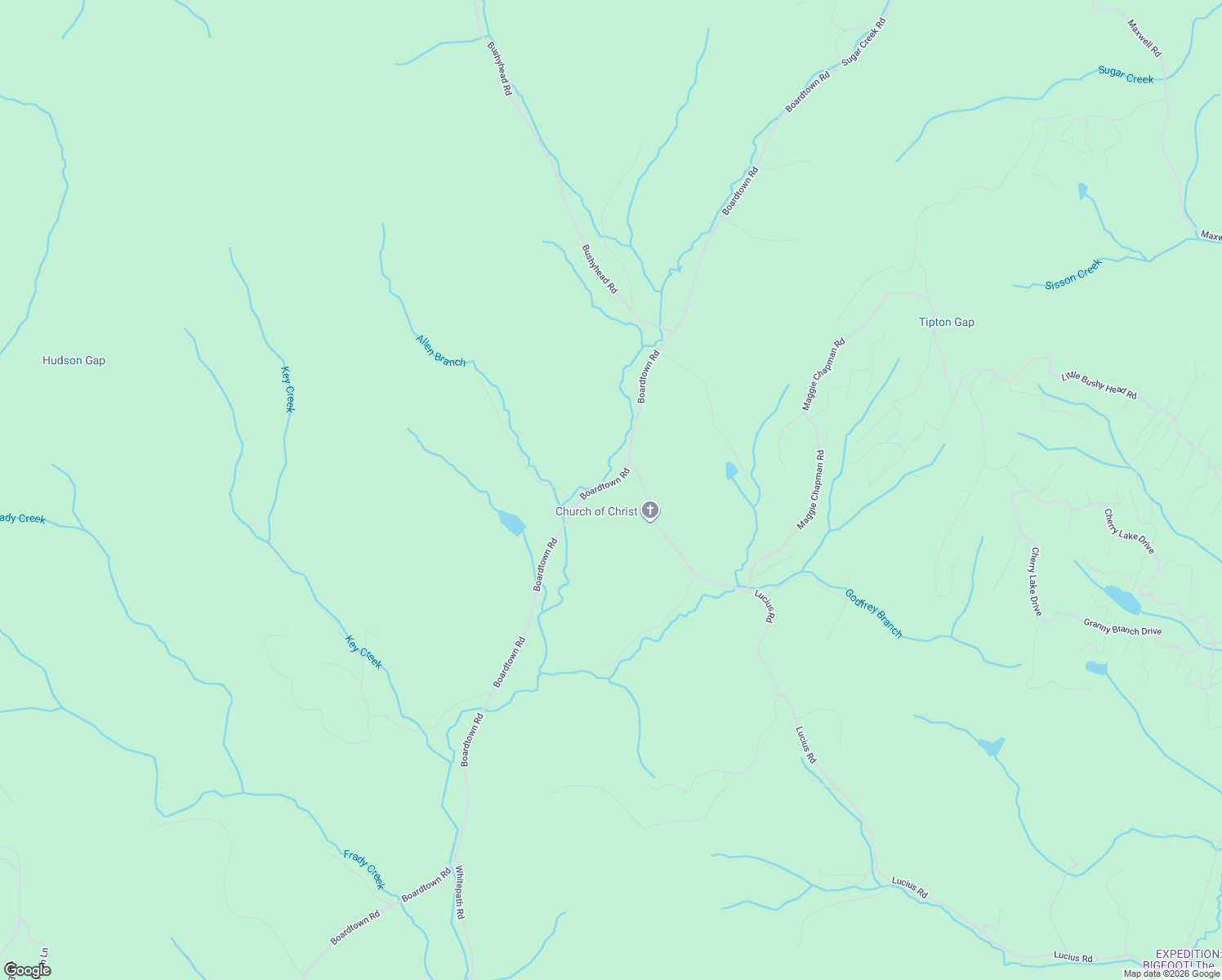 map of restaurants, bars, coffee shops, grocery stores, and more near 10266 Boardtown Road in Cherry Log