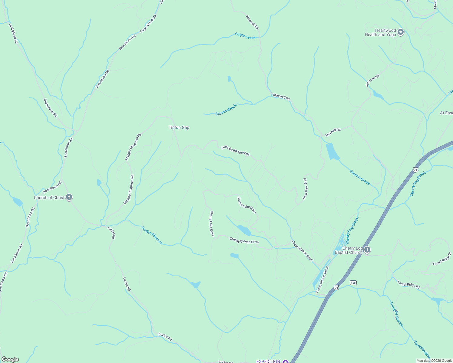 map of restaurants, bars, coffee shops, grocery stores, and more near 137 Ascherman Court in Blue Ridge