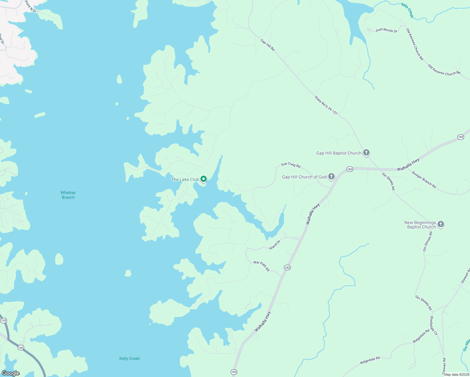 map of restaurants, bars, coffee shops, grocery stores, and more near 431 Sue Craig Road in Six Mile