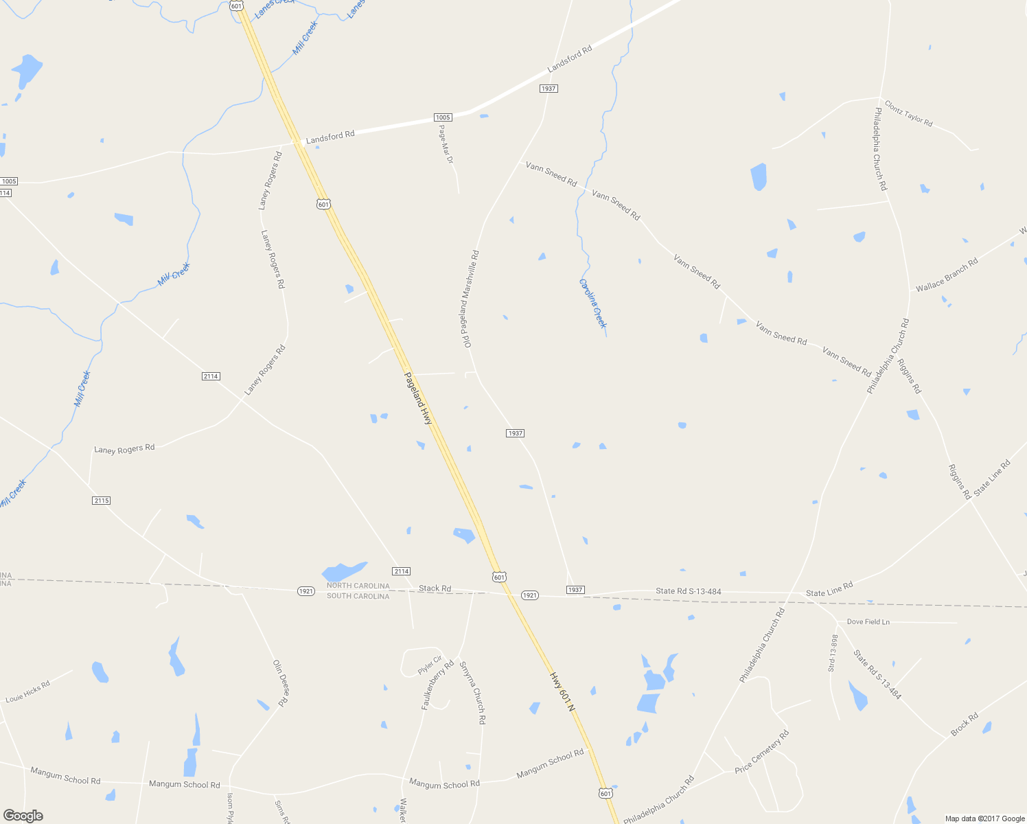 map of restaurants, bars, coffee shops, grocery stores, and more near 6703 Old Pageland Marshville Road in Marshville