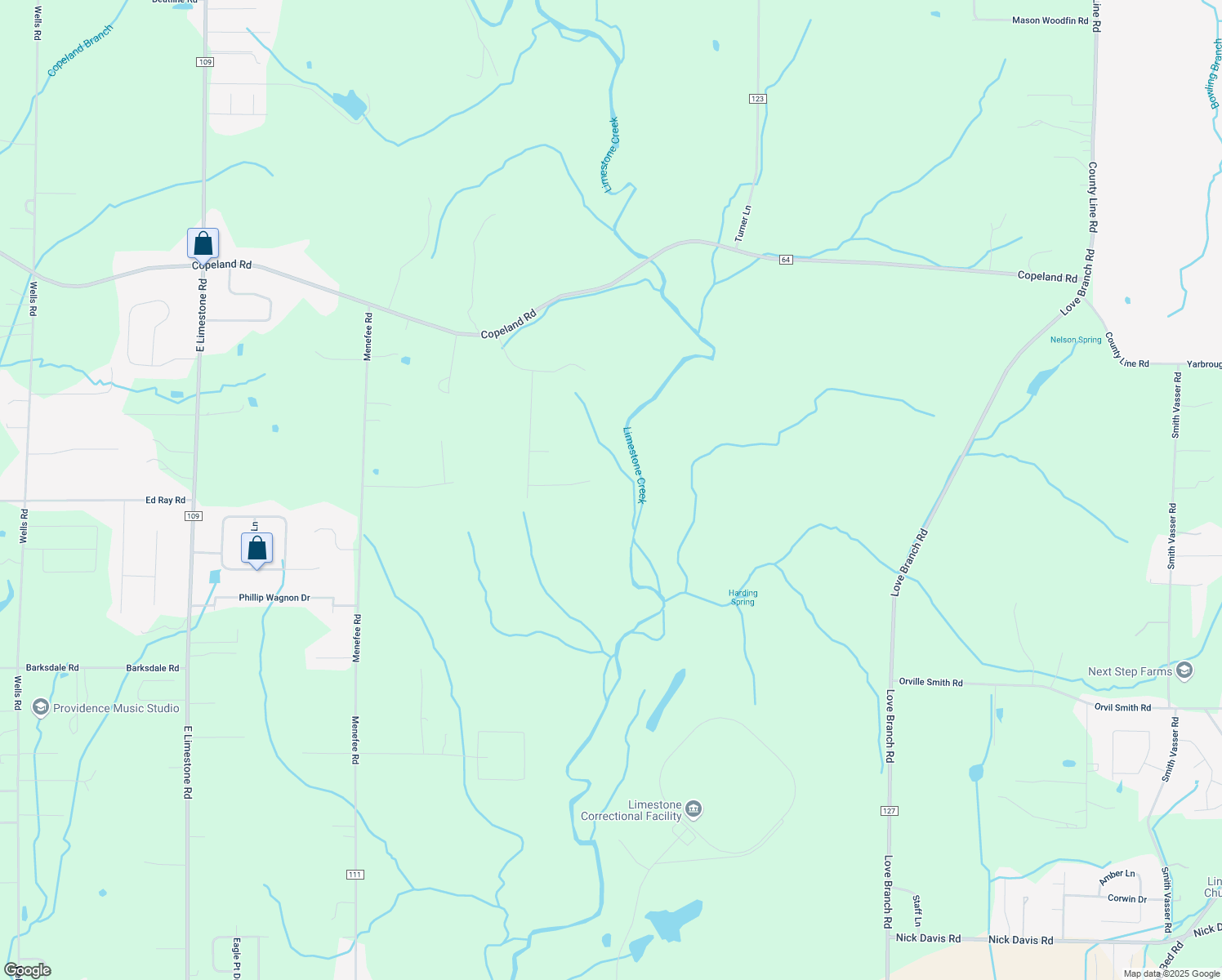 map of restaurants, bars, coffee shops, grocery stores, and more near 28884 Branchwater Circle in Toney