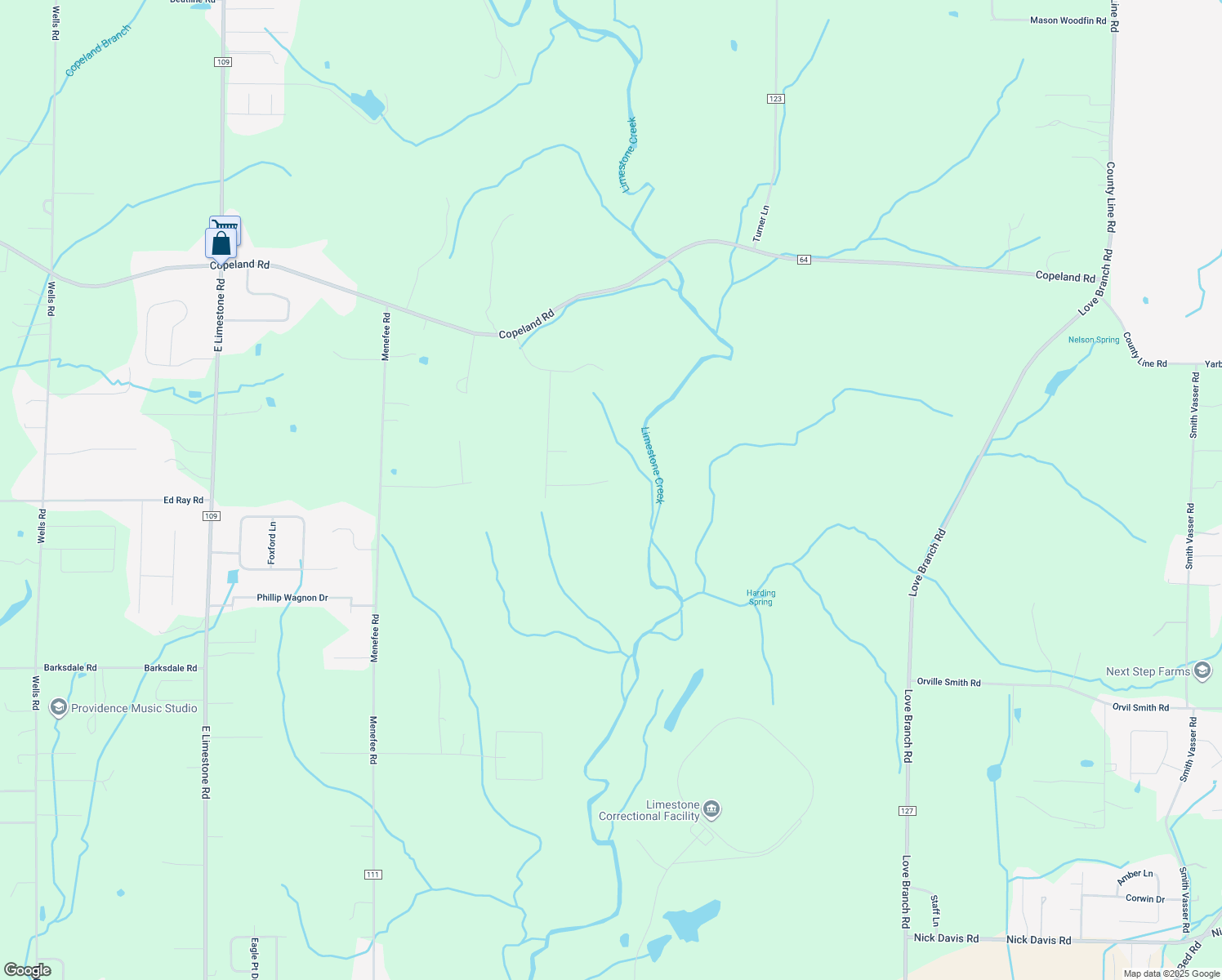 map of restaurants, bars, coffee shops, grocery stores, and more near 28884 Branchwater Circle in Toney