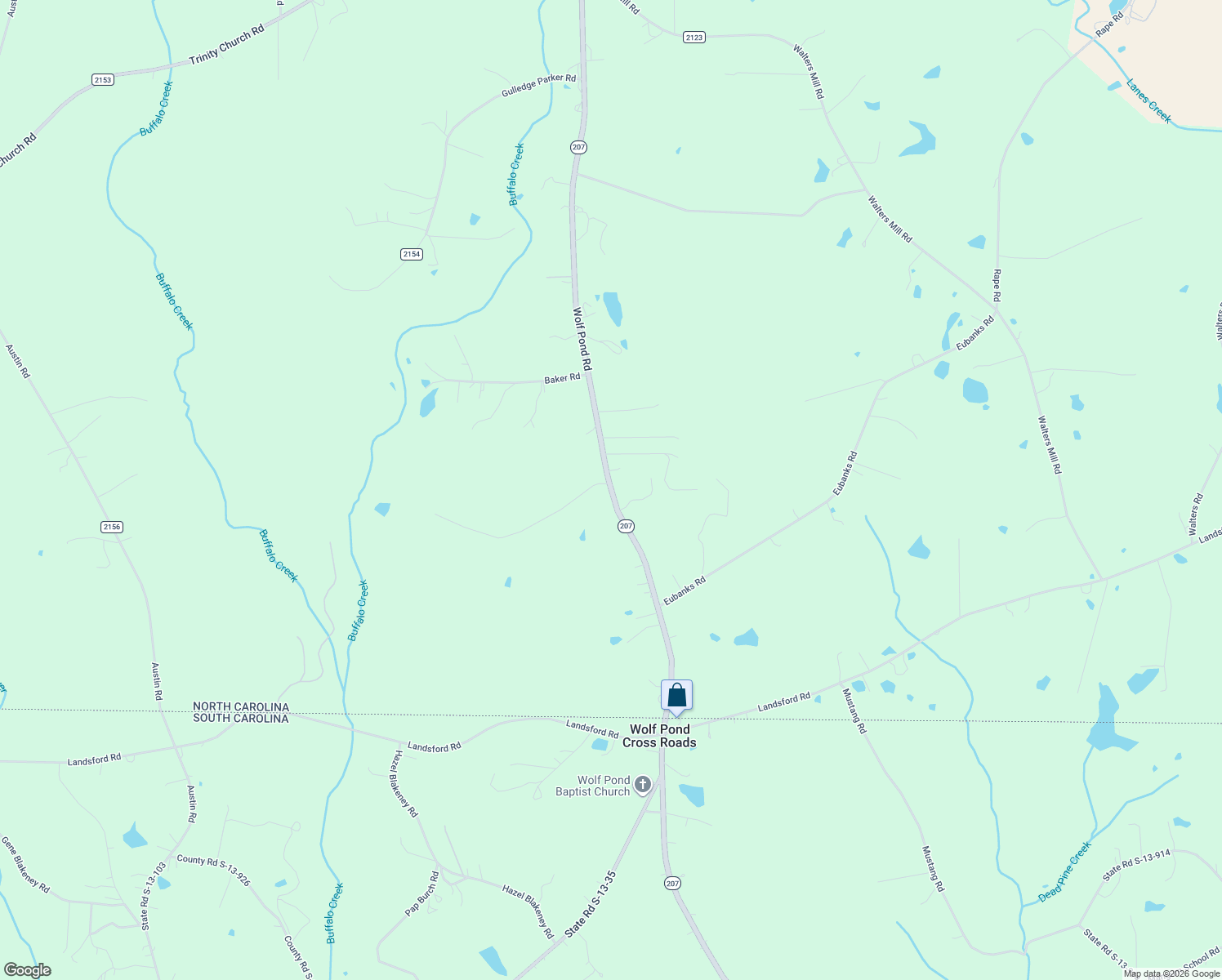 map of restaurants, bars, coffee shops, grocery stores, and more near 7282 Wolf Pond Road in Monroe