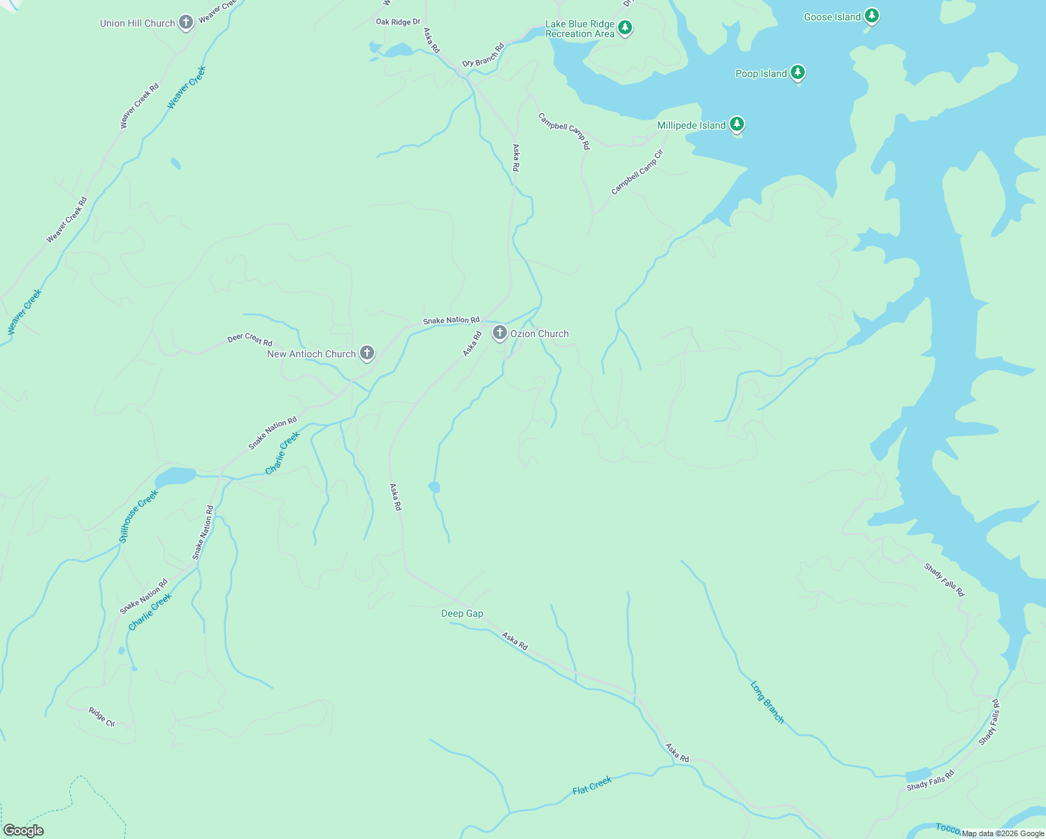 map of restaurants, bars, coffee shops, grocery stores, and more near 596 Ripshin Mountain Road in Blue Ridge