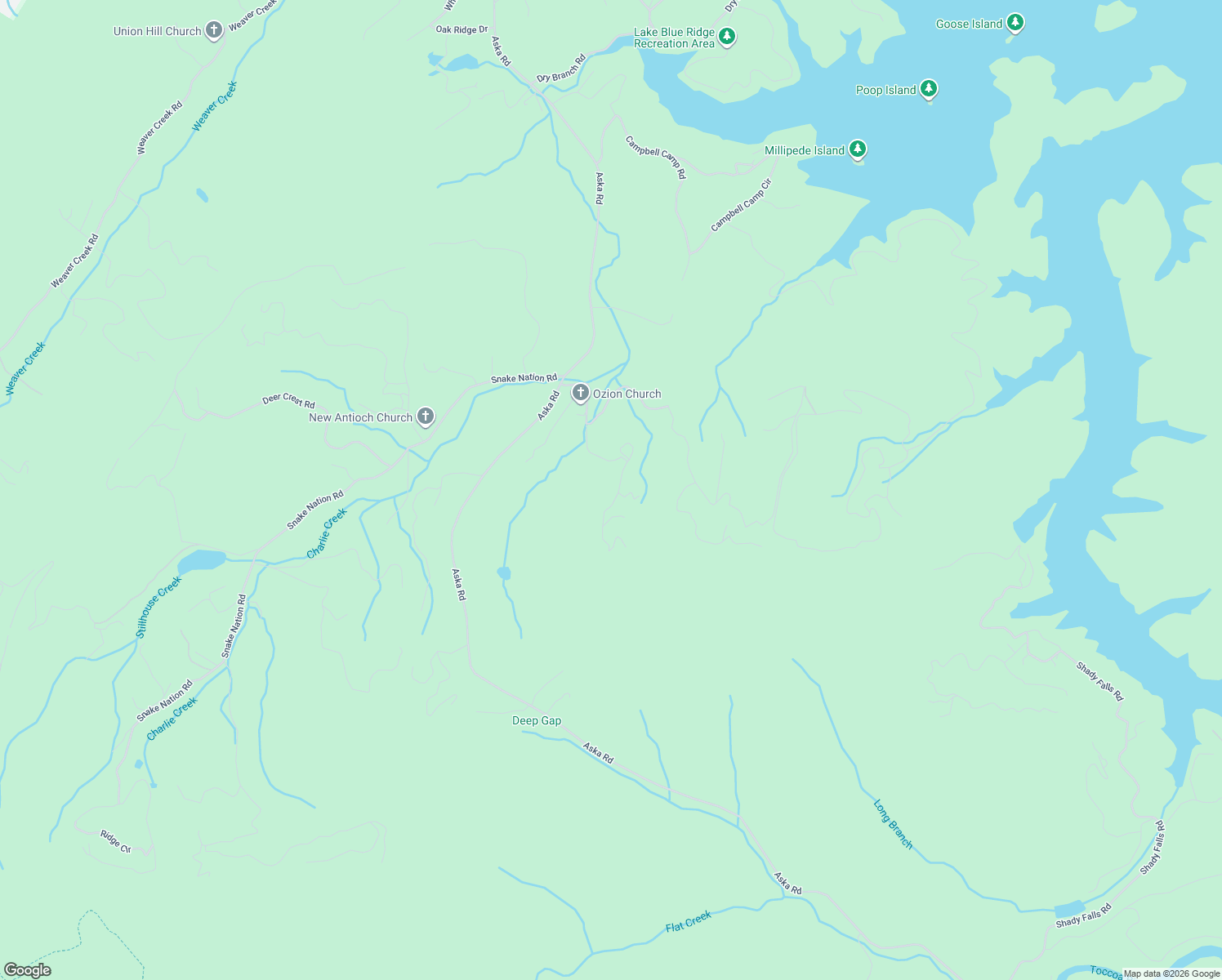 map of restaurants, bars, coffee shops, grocery stores, and more near 596 Ripshin Mountain Road in Blue Ridge