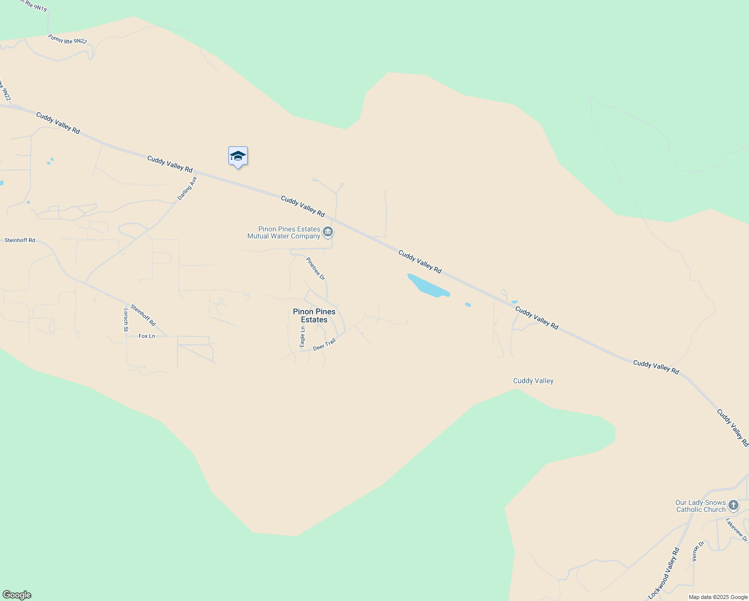 map of restaurants, bars, coffee shops, grocery stores, and more near 1125 Lion Court in Frazier Park