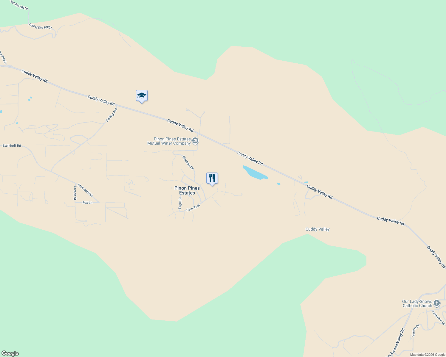 map of restaurants, bars, coffee shops, grocery stores, and more near 1201 Lion Court in Frazier Park